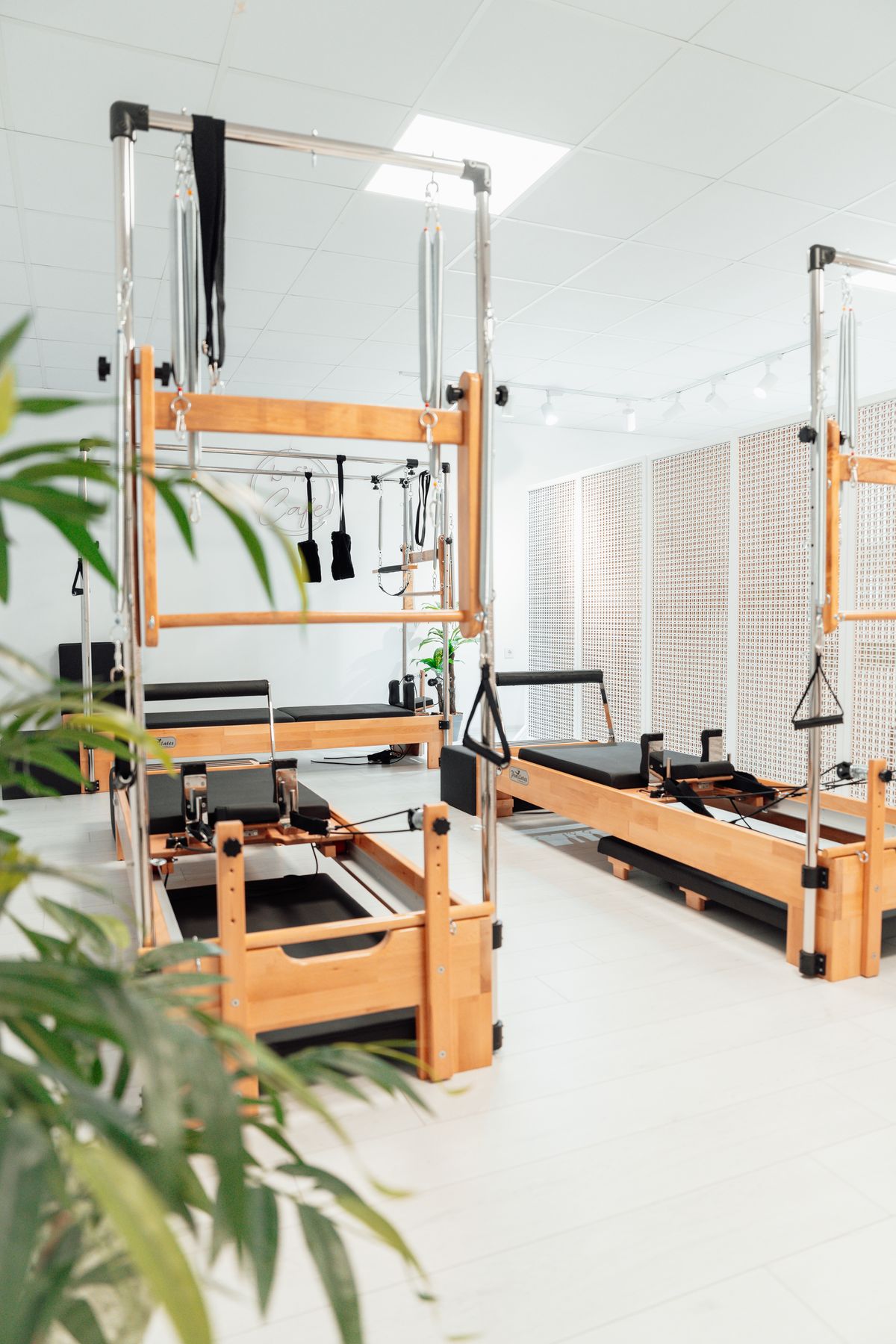 Finished rehabilitation center interior with treatment equipment